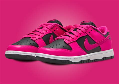 nike dunks dark pink|nike dunk fierce pink black.